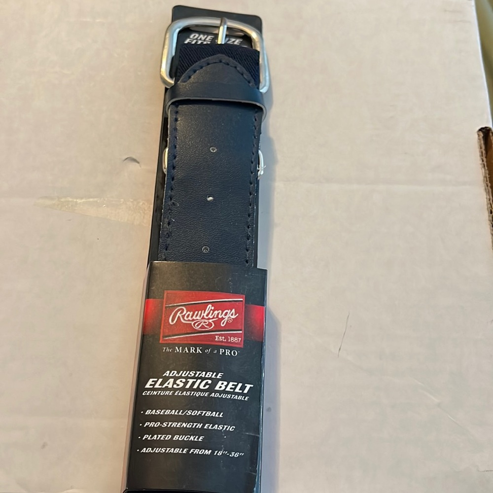 Rawlings Baseball Navy Blue Belt